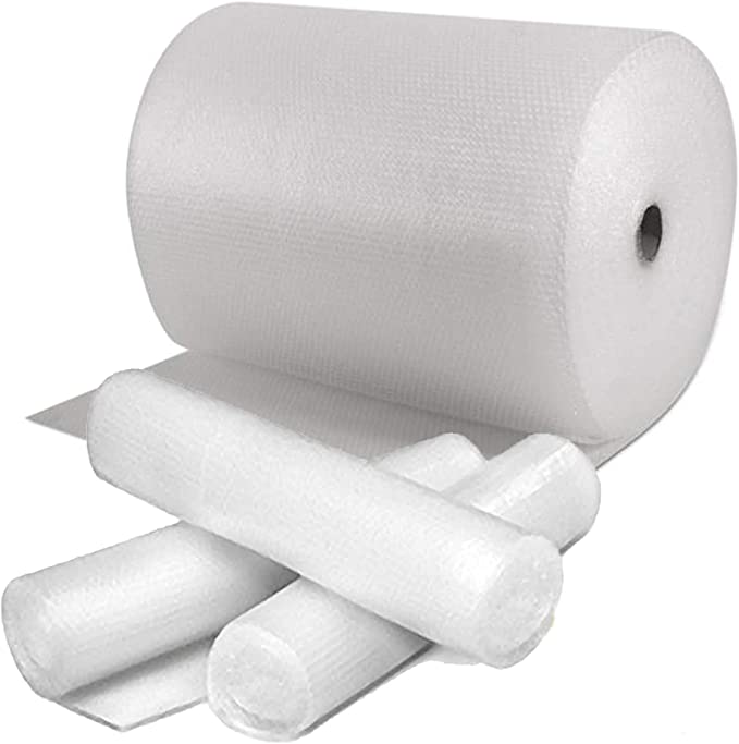 10 m² de Plástico de burbujas - 0,20 m de ancho x 50 m de largo - 50 micras