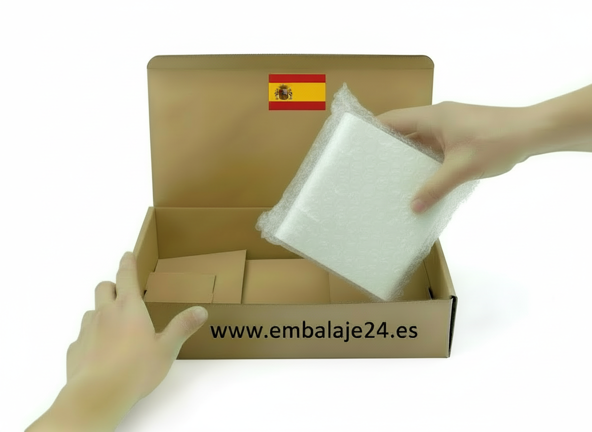 50 uds Caja de cartón C2 - 240 x 180 x 75 mm natural/kraft