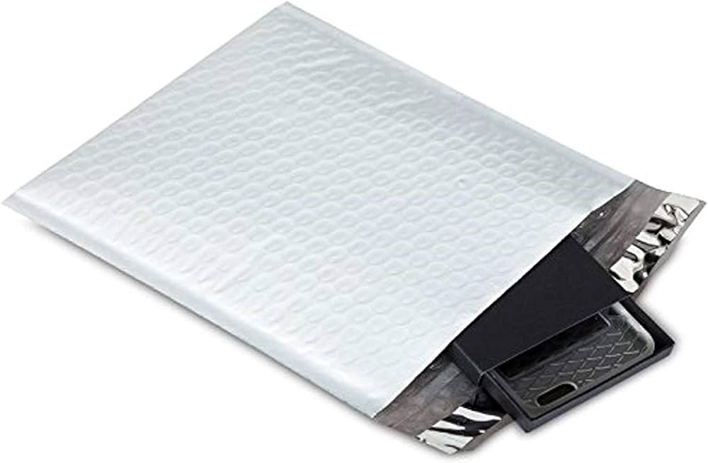 50 Sobres PLÁSTICO ANTISHOCK con burbujas - 320 x 400 + 50 (A3) mm con solapa adhesiva permanente