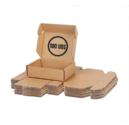 100 uds Caja de cartón 170 x 80 x 50 mm natural/kraft