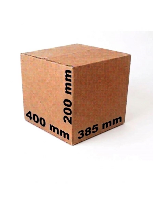 15 uds Caja de cartón 400 x 385 x 200 mm natural/kraft canal DOBLE
