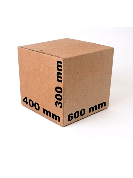 15 uds Caja de cartón 600 x 400 x 300 mm natural/kraft canal DOBLE