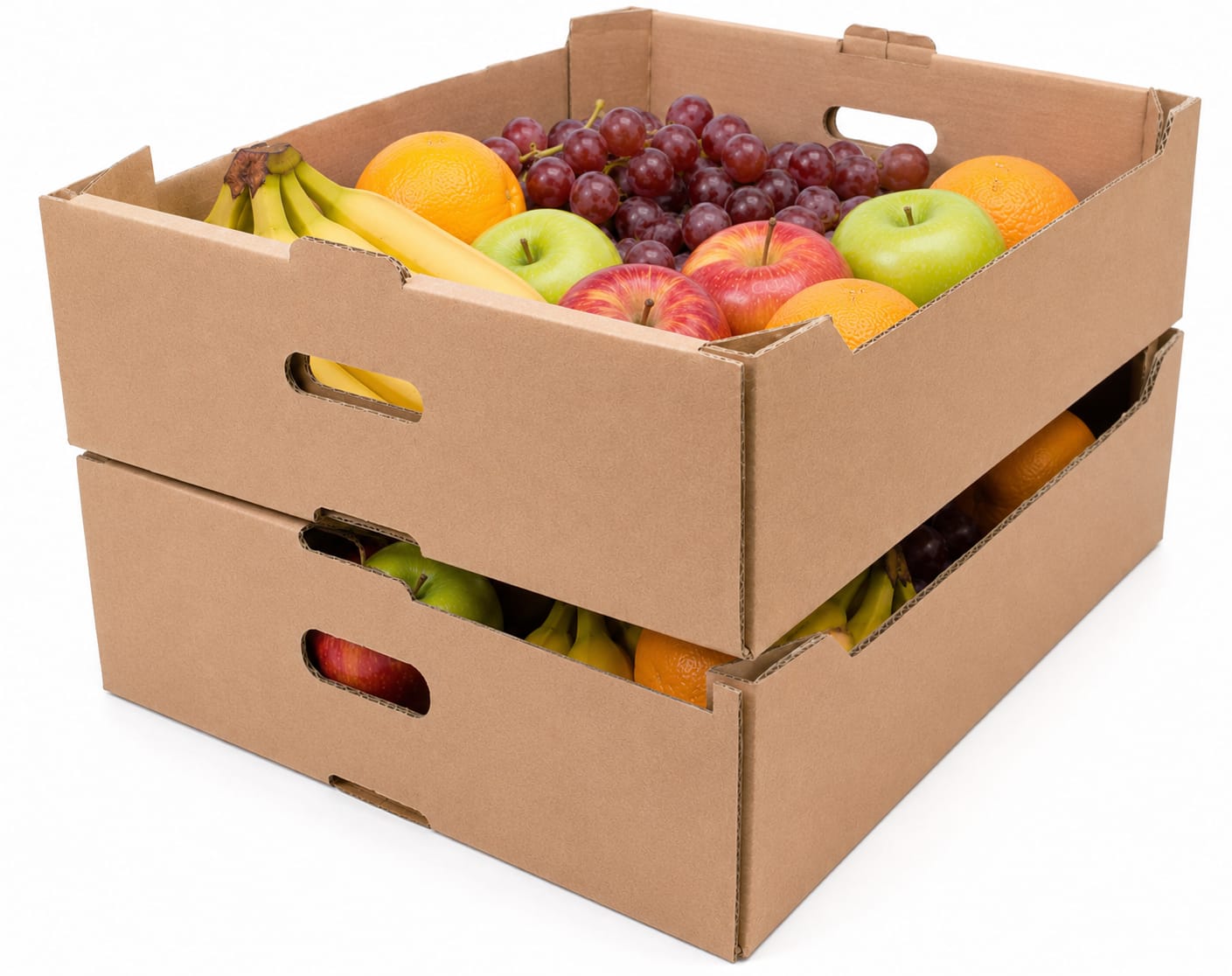 10 uds de caja de verduras 600 x 400 x 110 mm - K11 grande