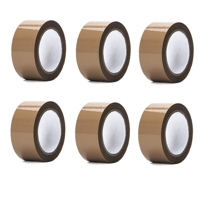 36 Cintas adhesivas Marrón de 48 mm x 60 m
