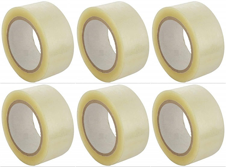 36 Cintas adhesivas acrílicas transparentes de 4,8 cm x 60 m