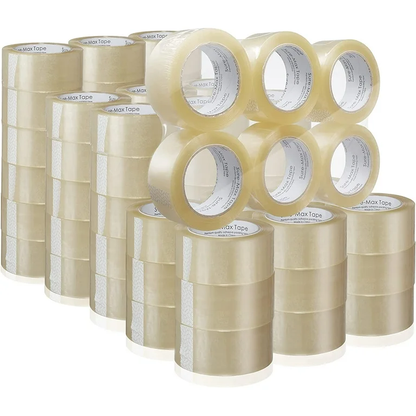 36 Cintas adhesivas acrílicas transparentes de 4,8 cm x 60 m