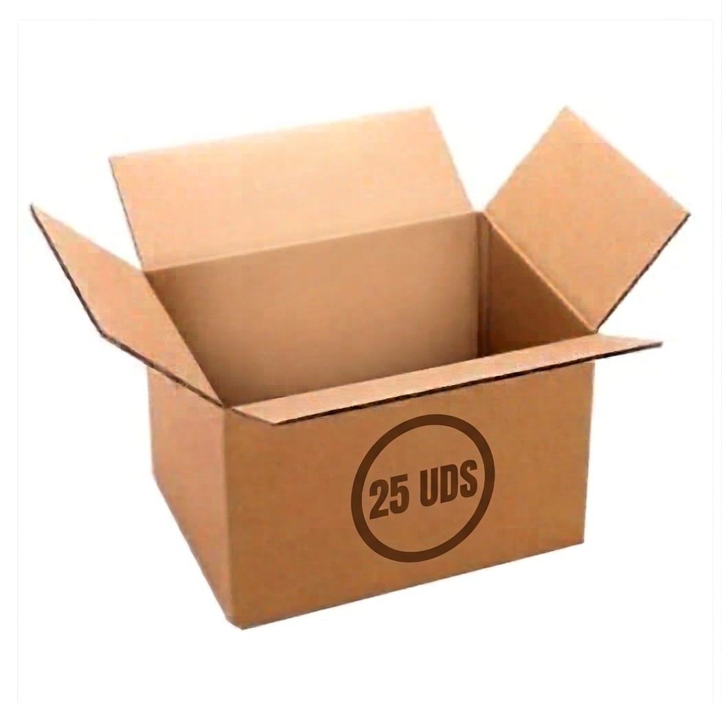 25 uds Caja de cartón 200 x 150 x 90 mm natural/kraft