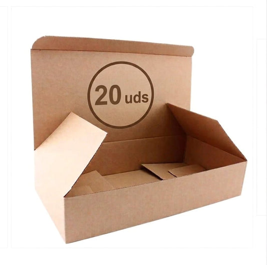 25 uds Caja de cartón 210 x 105 x 105 mm natural/kraft