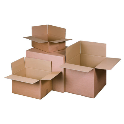 25 uds Caja de cartón 200 x 150 x 90 mm natural/kraft