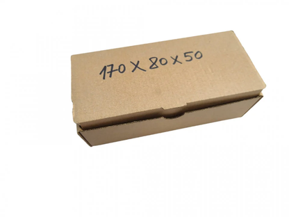 100 uds Caja de cartón 170 x 80 x 50 mm natural/kraft