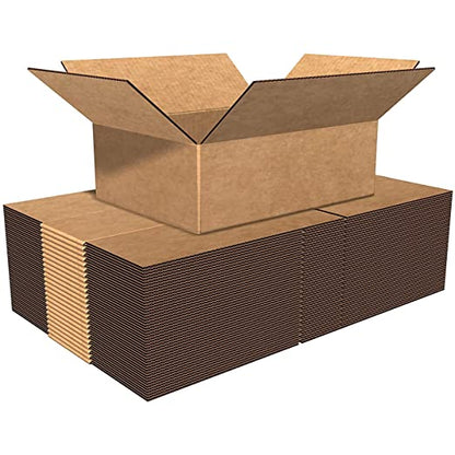 25 uds Caja de cartón 200 x 150 x 90 mm natural/kraft