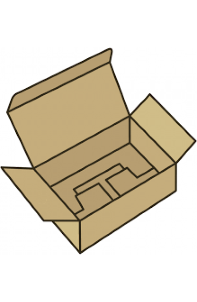 25 uds Caja de cartón 210 x 105 x 105 mm natural/kraft