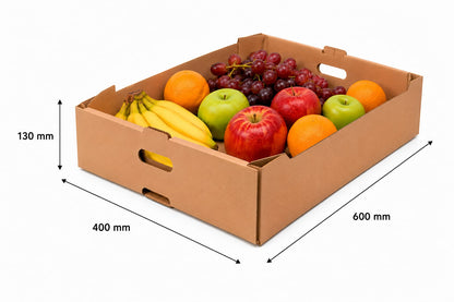 10 uds de caja de verduras 600 x 400 x 130 mm - K13 grande