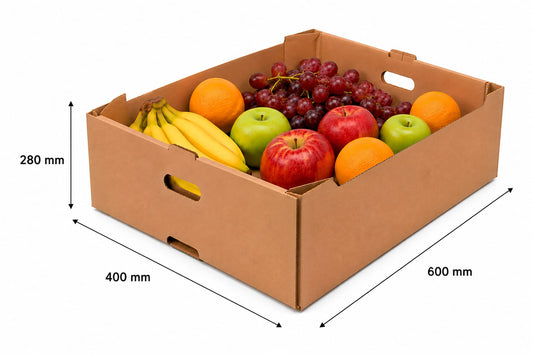 10 uds de caja de verduras 600 x 400 x 280 mm - K28 grande