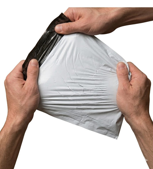 50 Bolsas de mensajería 190 x 230 + solapa de 50 mm