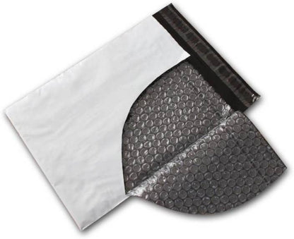 50 Sobres PLÁSTICO ANTISHOCK con burbujas - 320 x 400 + 50 (A3) mm con solapa adhesiva permanente