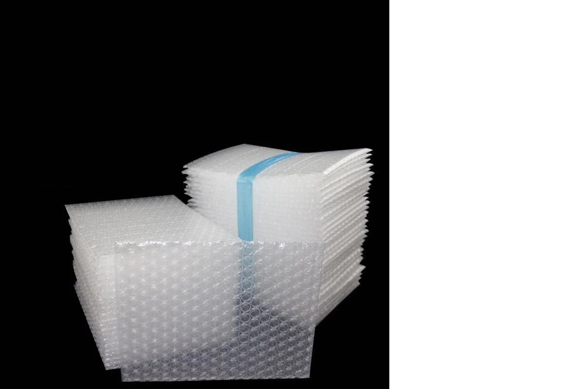 50 uds Bolsa de plástico de burbujas, 200 x 200 mm, 3 capas 90 micras super protección