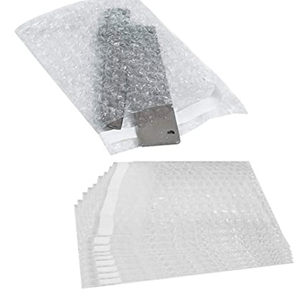 50 uds Bolsa de plástico de burbujas con solapa adhesiva, 200 x 300 mm, 3 capas 90 micras super protección