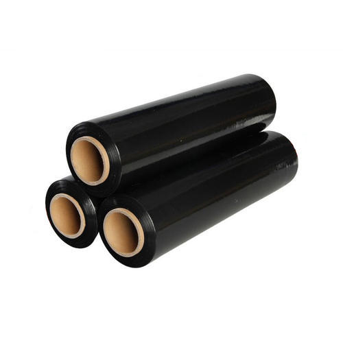 Un rollo de film estirable NEGRO 1,3 kg estándar para uso manual