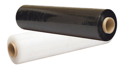 Un rollo de film estirable NEGRO 1,3 kg estándar para uso manual